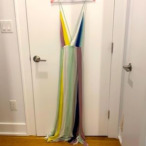 Indah multi color flowy maxi dress